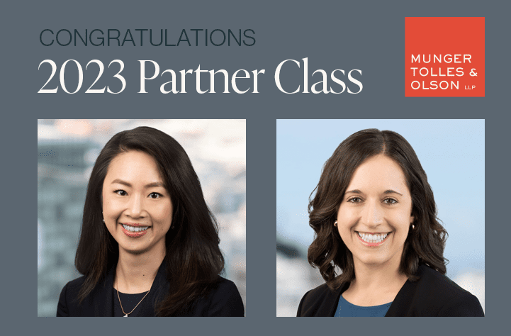 Munger, Tolles & Olson Elevates Two Lawyers to Partner