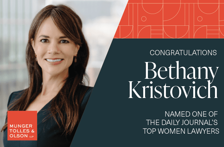 Bethany Kristovich Named One of the Daily Journal’s 2023 Top Women Lawyers