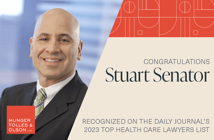 Stuart Senator Named Among 2023 Top Health Care Lawyers in California by the Daily Journal