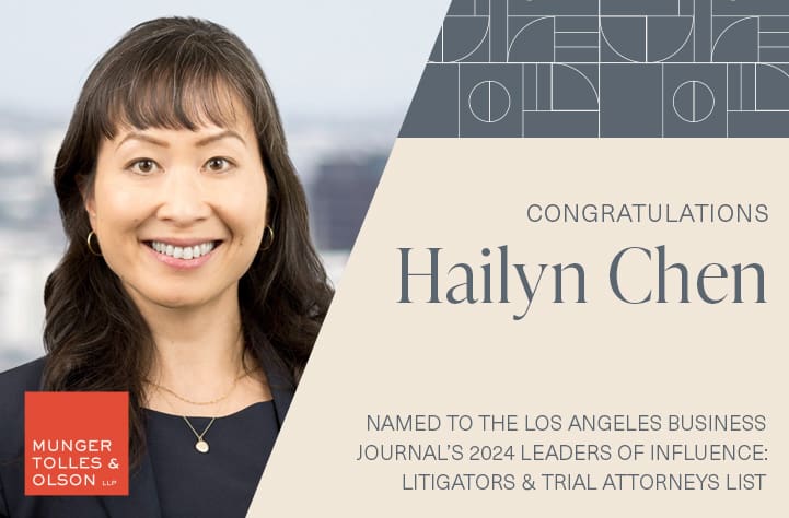 Hailyn Chen Named a 2024 Leader of Influence by the Los Angeles Business Journal