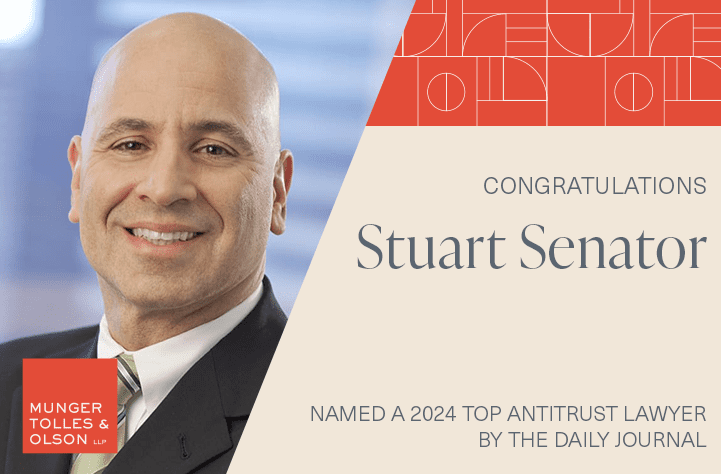 Stuart Senator Named a 2024 Top Antitrust Lawyer by the Daily Journal 1 Stuart Senator Named a 2024 Top Antitrust Lawyer by the Daily Journal
