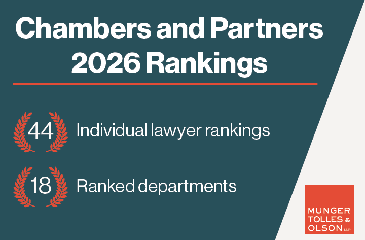 62 Rankings in 2026 Chambers Guides