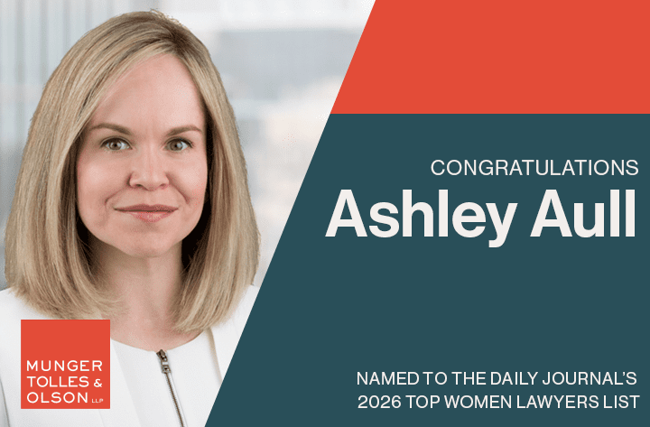 Ashley Aull Named to the Daily Journal’s 2026 Top Women Lawyers List